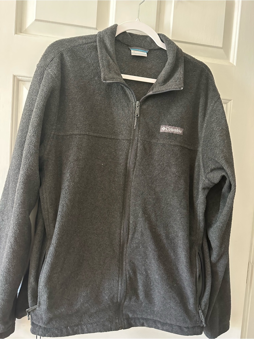 Columbia Charcoal Full-Zip Lightweight Fleece Jacket